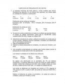 EJERCICIOS DE PRESUPUESTO DE VENTAS.