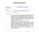 Dinámicas para niños.