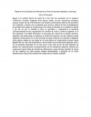 Reporte de la práctica de enfermería los fines de semana sábados y domingo