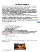 Biografia de LUIS ALBERTO CRUZ SAYO