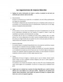 Las negociaciones de mejoras laborales.