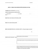 FORMATO PARA PRESENTACIÓN DE PROPUESTA DE TEMA