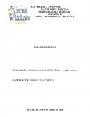 SEMESTRE lll CURSO: ANTROPOLOGIA TEOLOGICA