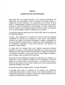 Codigo etico ensayo.. Página 1