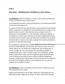 Resumen descartes 1era y 2da meditacion.