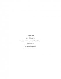 Proyecto Final Fundamentos de la Prevencion.. Página 1