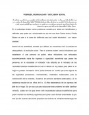 POBREZA, DESIGUALDAD Y EXCLUSION SOCIAL