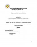 Letra de cambio y pagaré.