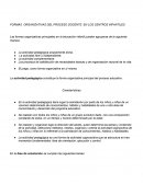 FORMAS ORGANIZATIVAS DEL PROCESO DOCENTE EN LOS CENTROS INFANTILES