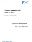 Comportamiento del consumidor...