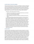 LAS INSTITUCIONES Y ESTRUCTURA DE GOBIERNO.