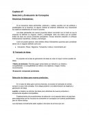Capitulo #7 Selección y Evaluación de Conceptos Directrices Orientadoras: