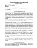 Informe de lectura sobre el primer bloque- Capítulos del 1 al 3