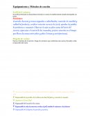 Equipamiento y Métodos de cocción