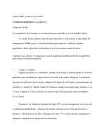 CORREGIMIENTO DE MACARACAS. Página 1