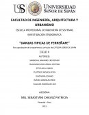 INVESTIGACION ETNOGRAFICA “DANZAS TIPICAS DE FERREÑAFE”