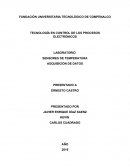 En el presente informe de laboratorio se muestran los resultados de una RTD y TERMOPAR