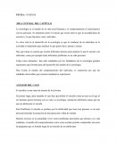 SOCIOLOGÍA. ANÁLISIS DEL CASO