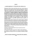 EL DERECHO MERCANTIL Y SU RELACIÓN CON EL DERECHO CIVIL