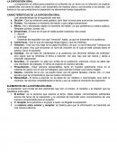 La Exposición Oral.