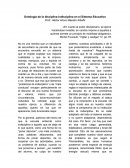 Ontología de la disciplina-indisciplina en el Sistema Educativo