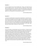 El anciano después de varios años de trabajo arduo y costoso, se da cuenta de que no todo lo que debemos de hacer está escrito en libros o en reglamentos, él logra entender todo lo que desaprovecho en su juventud