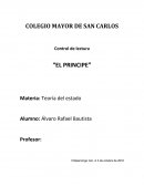 Control de lectura “EL PRINCIPE”