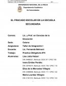EL FRACASO ESCOLAR EN LA ESCUELA SECUNDARIA