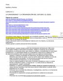 EJERCICIO: 2 LA UNIVERSIDAD Y LA ORGANIZACIÓN DEL ESTUDIO. EL EEES.