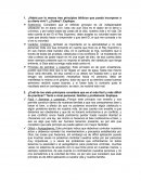 ¿Habrá por lo menos tres principios bíblicos que pueda incorporar a su diario vivir?