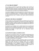 ¿Y si se deja de trabajar? .