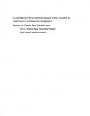 La facilitación de la dinámica grupal como vía para la RPP