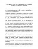 GUIA PARA LA ATENCION EDUCATIVA DE LOS ALUMNOS Y ALUMNAS CON SINDROME DE DOWN