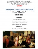 TRABAJO DE LITERATURA UNIVERSAL Obra: “Edipo Rey”