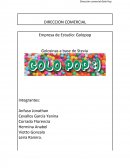 DIRECCION COMERCIAL Empresa de Estudio: Golopop Golosinas a base de Stevia