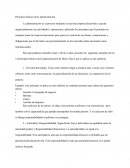 Principios básicos de la administracion..