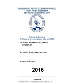 Articulo de opinion..