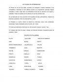 Actividad de aprendizaje de lingüistica