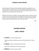 COMIENZA EL SANTO ROSARIO