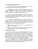 La Comunicacion organizacional. Ensayo