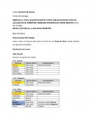 Tarea: Ejercicio de Access.