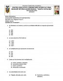 EVALUACIÓN DIAGNOSTICA DE MATEMATICAS.