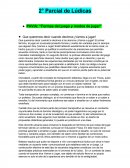 Que queremos decir cuando decimos ¡Vamos a jugar!.