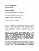 FILTRO DE AGUA BIOLÓGICO.