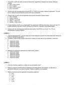 Actividades de apoyo Quimica - grado undecimo