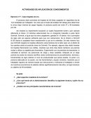Actividades de aplicación de conocimientos. Caso lingotes de oro