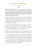 Comentario crítico personal: Huellas de la Cultura Judía en Lorca.