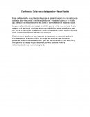 Conferencia de Manuel Cautle