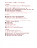 Ejercicios de contadores, acumuladores, promedios y porcentajes (Informática)