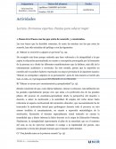 Actividades Lectura: En manos expertas. Pautas para educar mejor